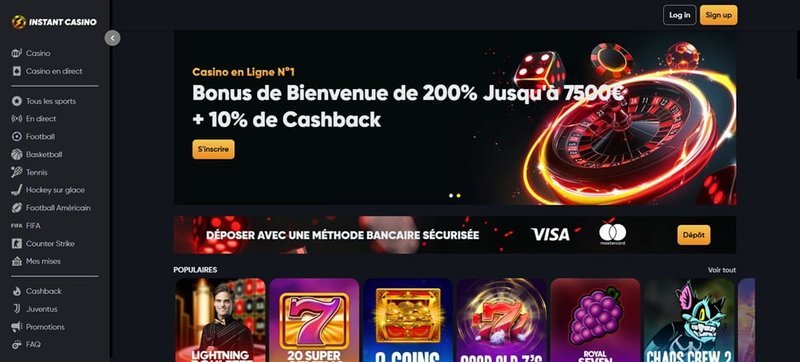 Instant Casino : une plongée dans le monde du jeu en ligne, instant casino en ligne